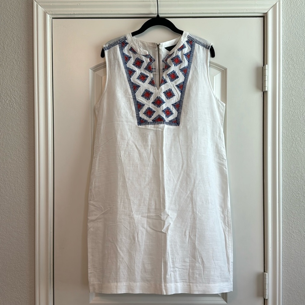 NWOT J Crew linen blend dress